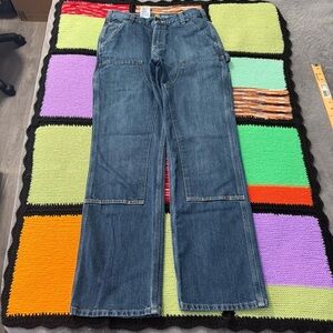 Double Knee Jeans Denim Carhartt Carpenter 32x32